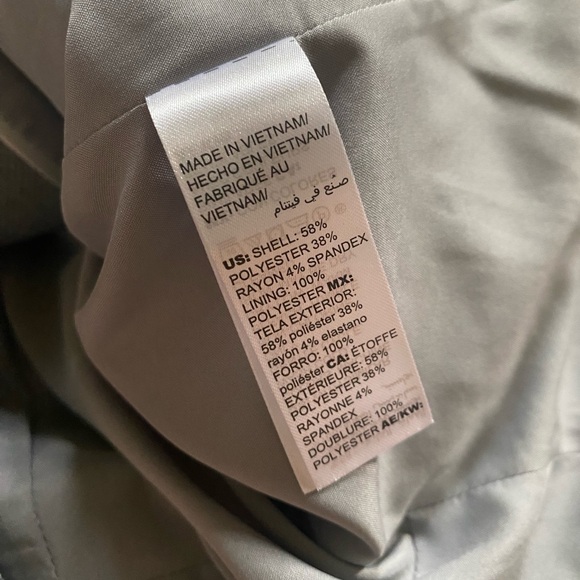 White House Black Market Blazer Women’s Size 6 Gray Fitted Lined Jacket Suit - Picture 7 of 12